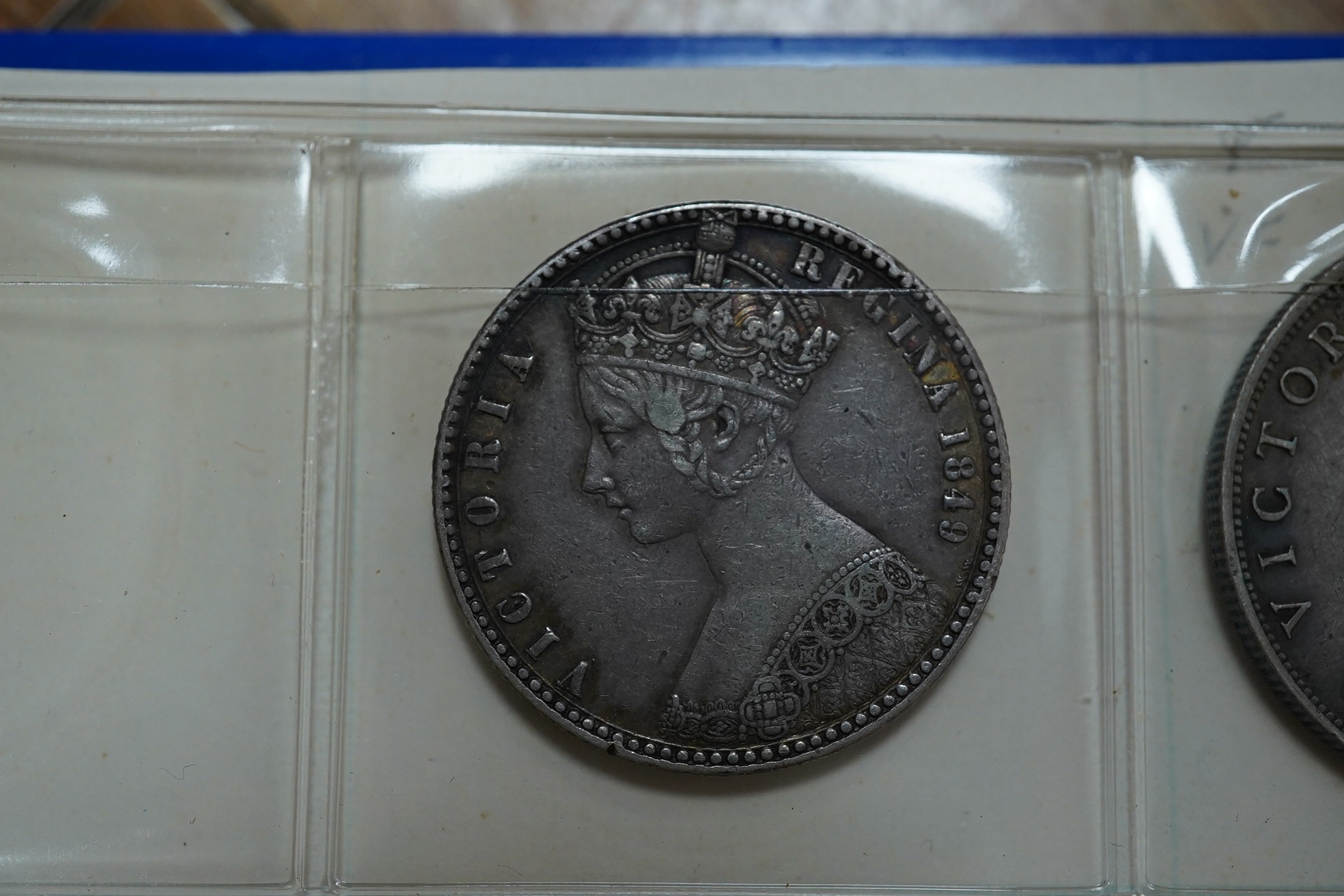 British silver coins, George II to George VI